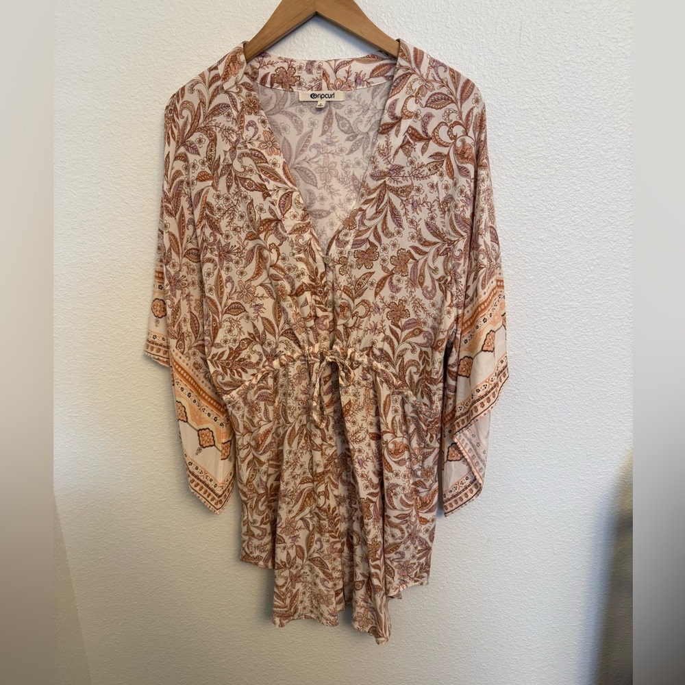 Rip Curl Lunar Tides Kimono dress size large